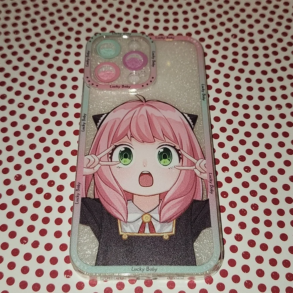 Brand new Apple IPhone 14 Pro Max Spy × Family Anya Forger  Silicone Phone Case